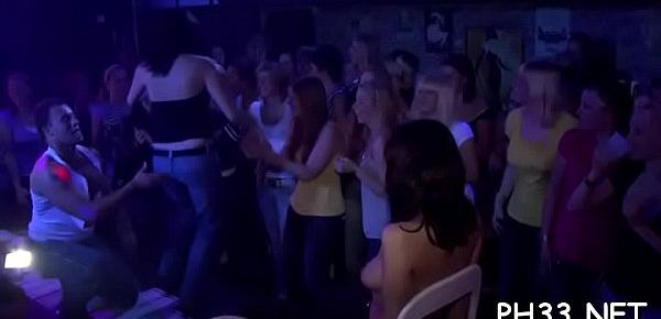  Drunk cheeks engulfing jock in club